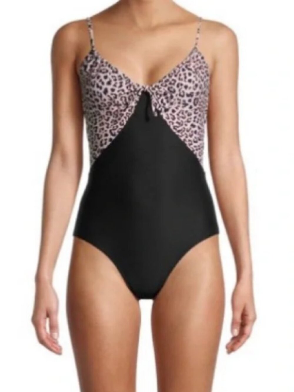 No Boundaries Juniors Size Large Leopard One-Piece Swimsuit Multicolor Bathing